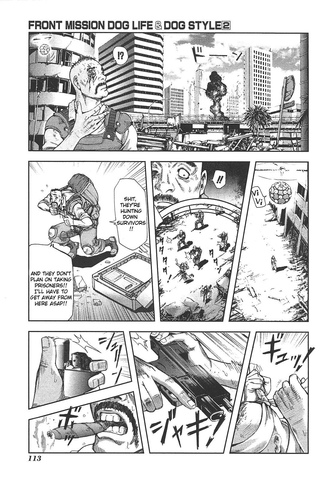 Front Mission - Dog Life & Dog Style Chapter 13 page 15 - Chapter 13: STYLE:4 - Fruit of Eden (1)