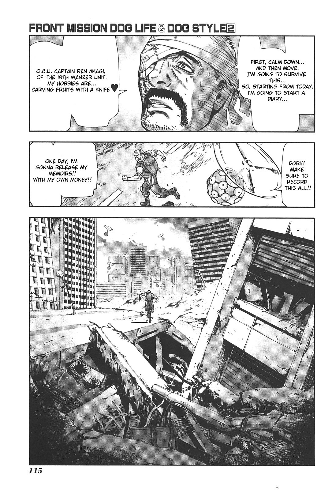 Front Mission - Dog Life & Dog Style Chapter 13 page 17 - Chapter 13: STYLE:4 - Fruit of Eden (1)