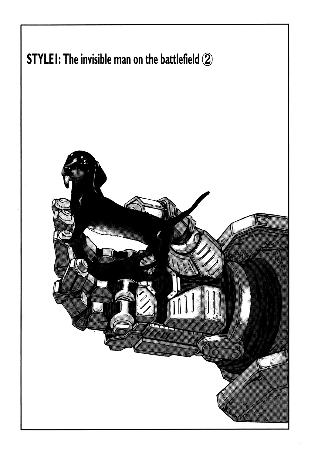 Front Mission - Dog Life & Dog Style Chapter 2 page 3 - Chapter 2: STYLE:1 - The Invisible Man on the Battlefield (2)