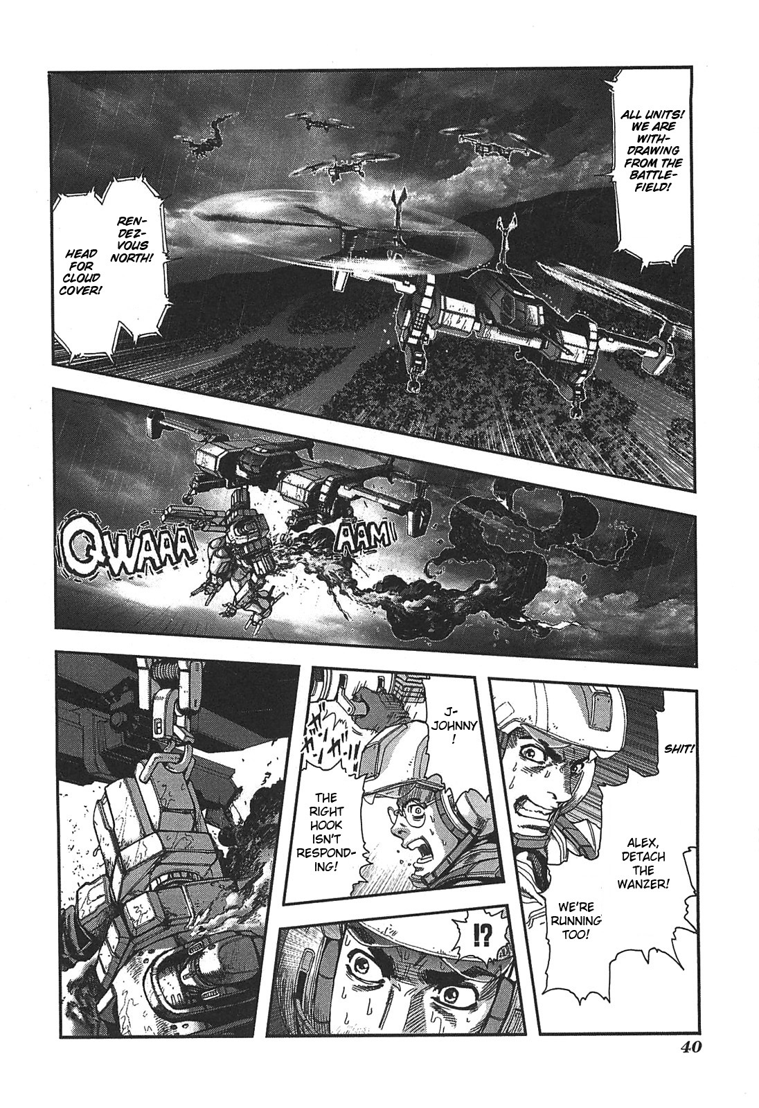 Front Mission - Dog Life & Dog Style Chapter 28 page 14 - Chapter 28: STYLE:5 - Hero's Cross (2)