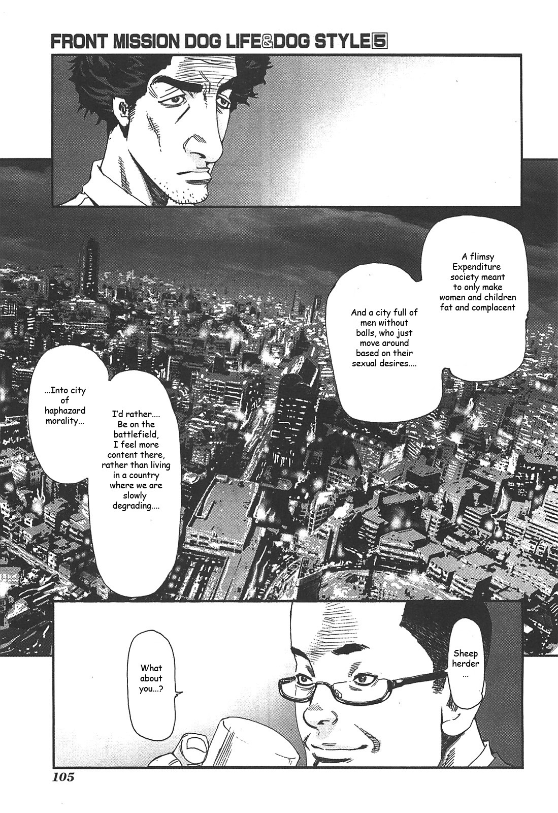 Front Mission - Dog Life & Dog Style Chapter 39 page 29 - Chapter 39: STYLE:7 - Return of the Sheep Herder (1)