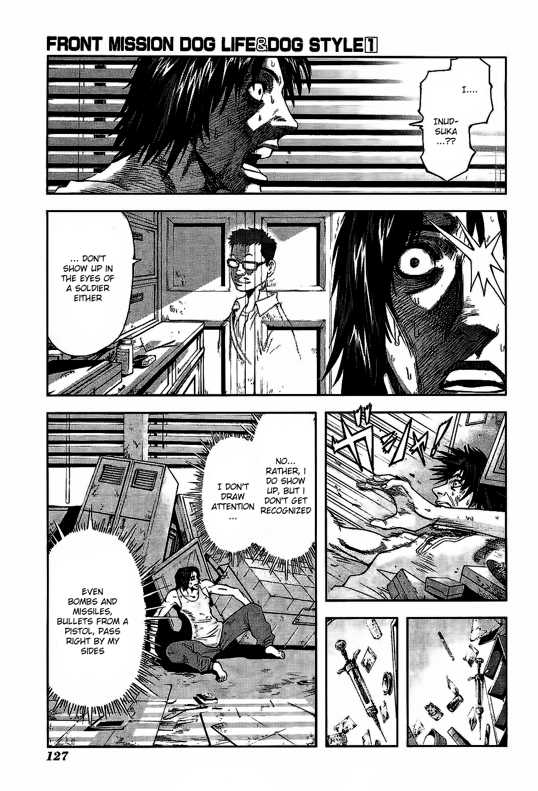 Front Mission - Dog Life & Dog Style Chapter 5 page 9 - Chapter 5: STYLE:1 - The Invisible Man on the Battlefield (5)