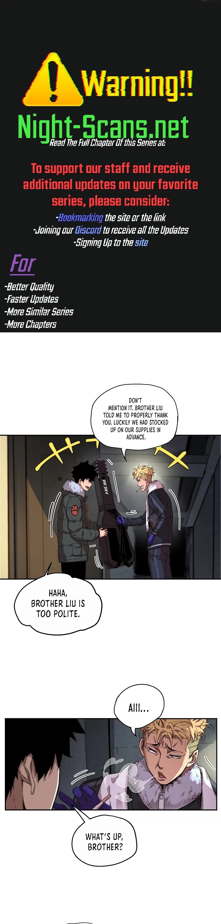 Frozen Frontiers Chapter 8 page 1 - Chapter 8