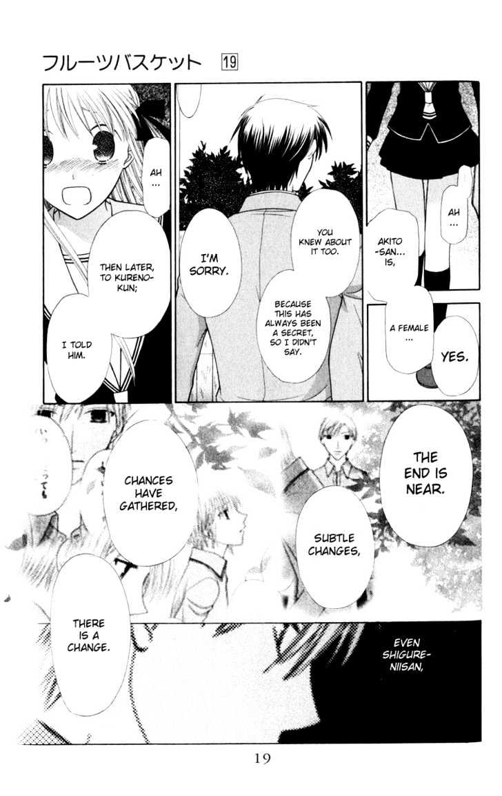 Fruits Basket Chapter 108 page 18 - Chapter 108 : Don't Go