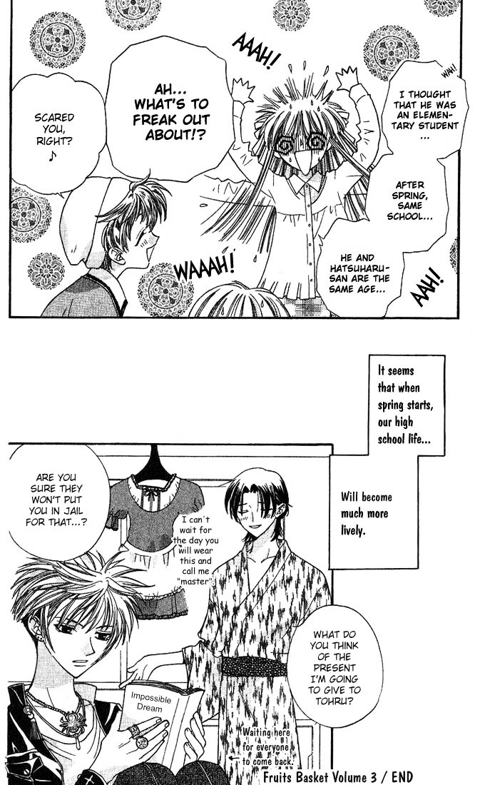 Fruits Basket Chapter 18 page 30 - Chapter 18 : Hotspring Resort Visit