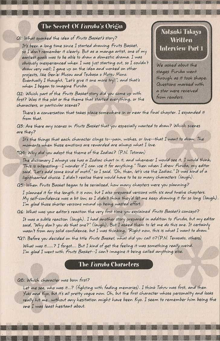 Fruits Basket Chapter 200.1 page 25 - Chapter 200.1 : fan book - cat Chapter 1