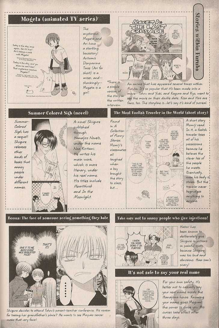 Fruits Basket Chapter 200.3 page 18 - Chapter 200.3 : fan book - cat Chapter 3