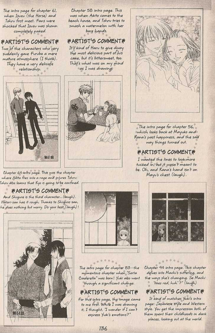 Fruits Basket Chapter 200.3 page 20 - Chapter 200.3 : fan book - cat Chapter 3
