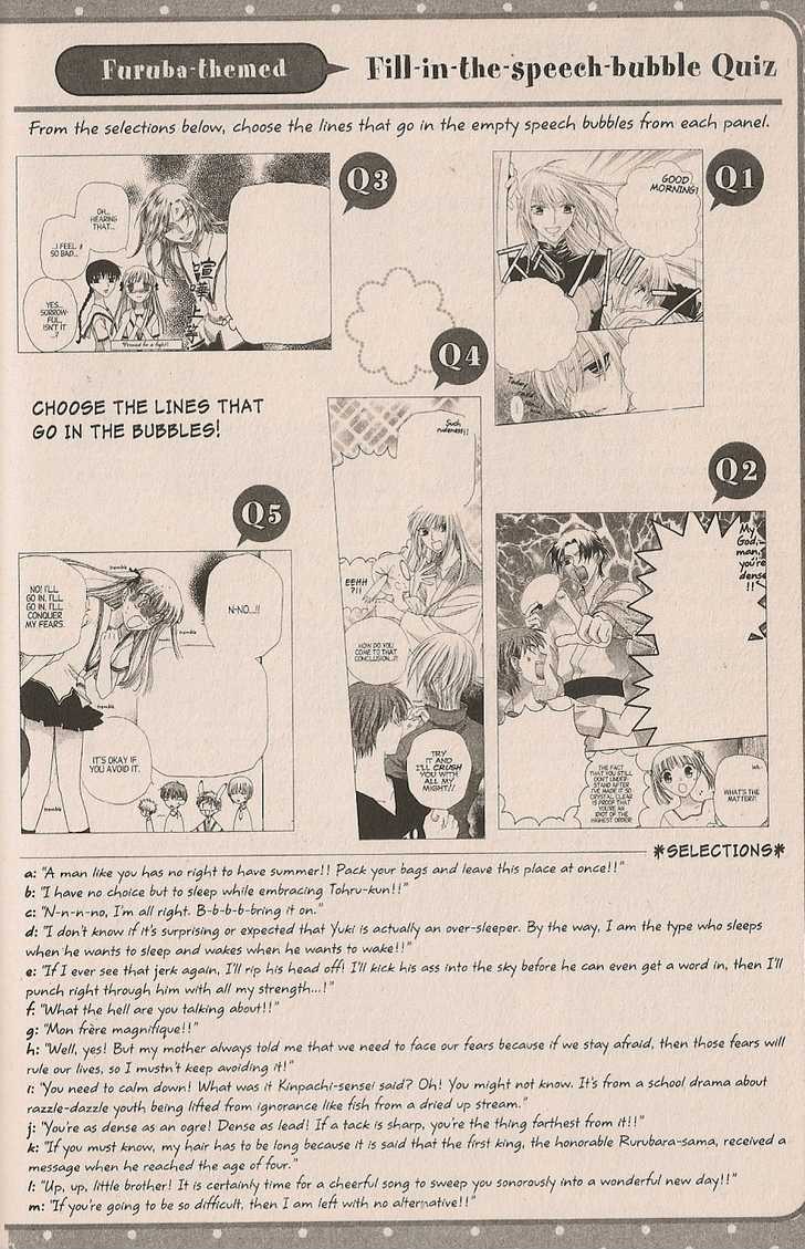 Fruits Basket Chapter 200.4 page 23 - Chapter 200.4 : fan book - cat Chapter 4