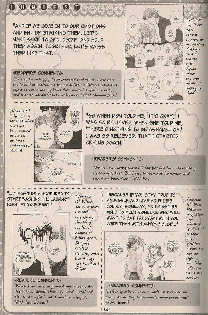 Fruits Basket Chapter 200.4 page 5 - Chapter 200.4 : fan book - cat Chapter 4