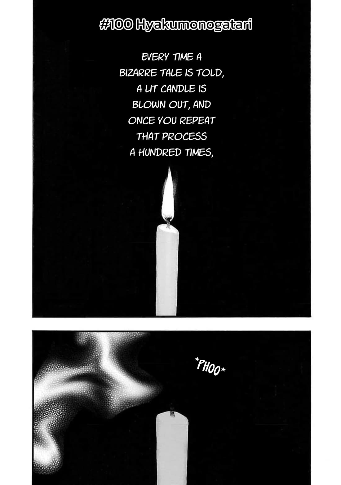 Fuan no Tane Asterisk Chapter 100 page 1 - Chapter 100: #100 Hyakumonogatari