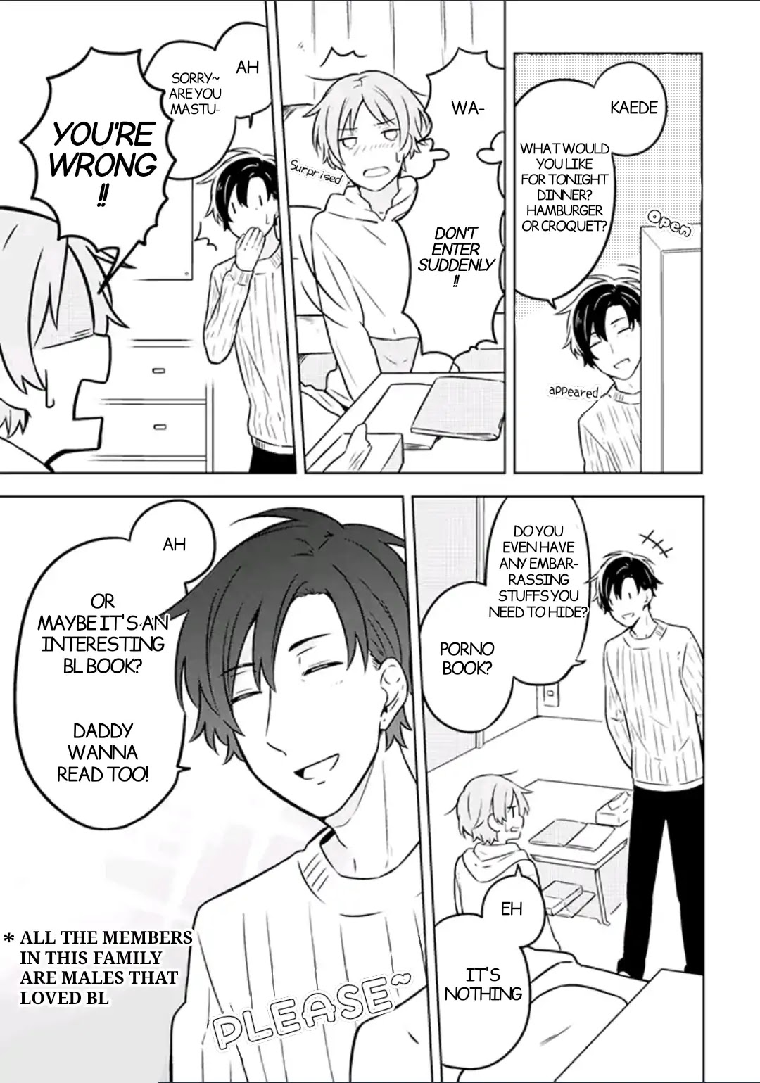 Fudanshi Family Chapter 1 page 7 - Chapter 1