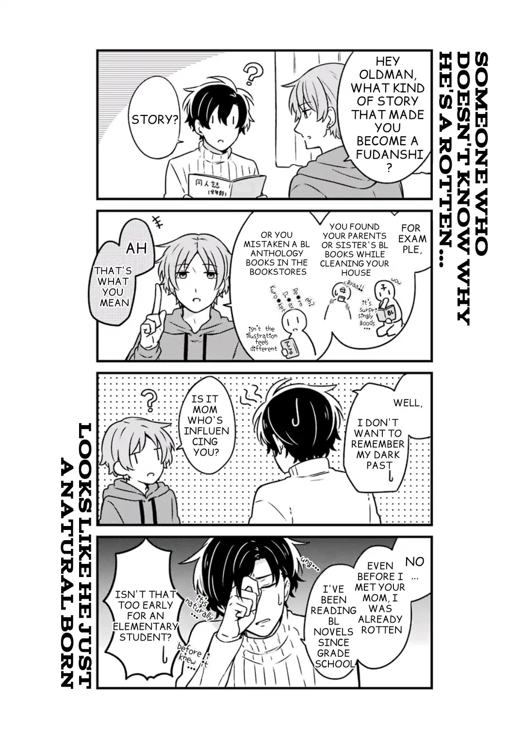 Fudanshi Family Chapter 4.5 page 9 - Chapter: Extra 1