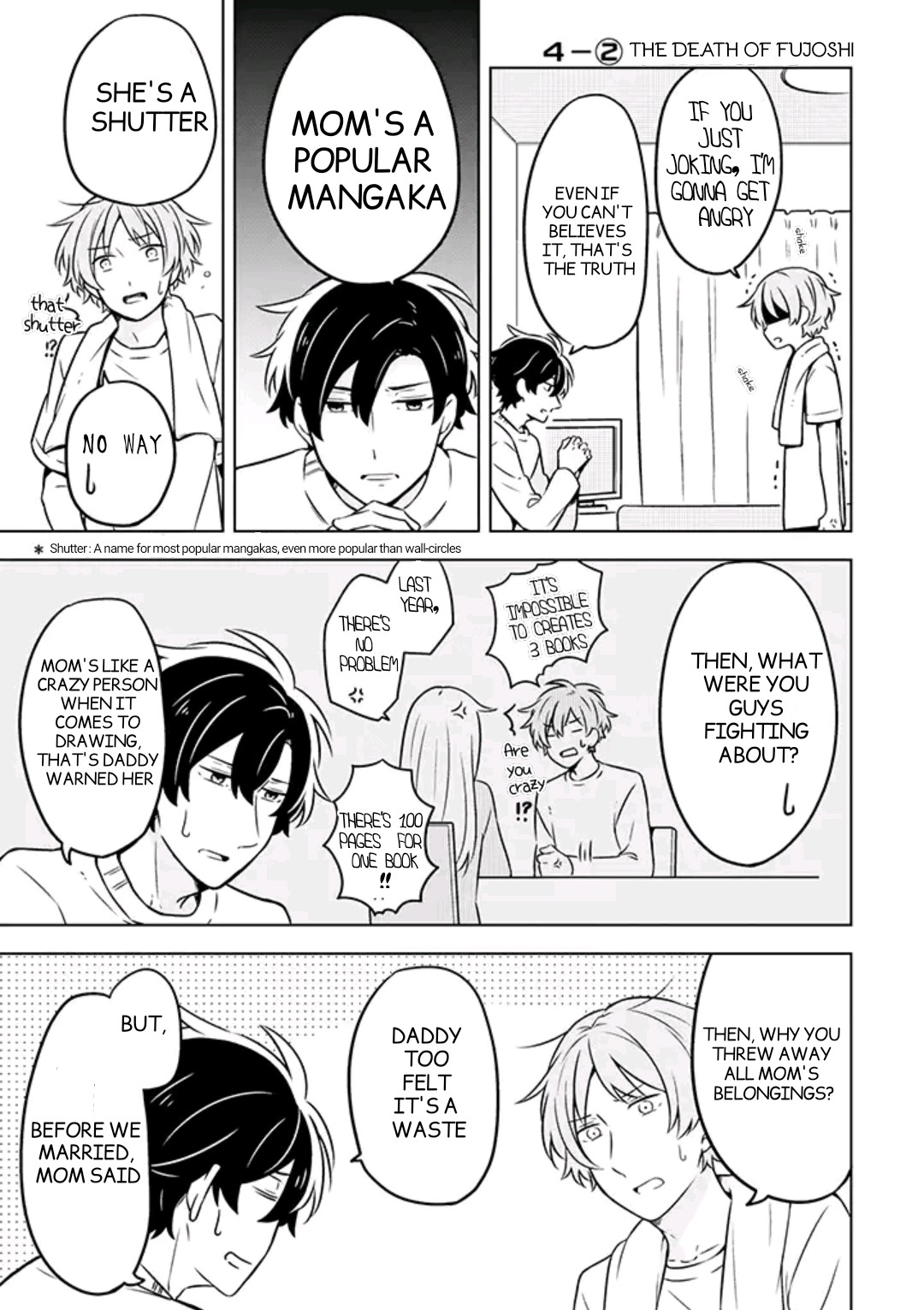 Fudanshi Family Chapter 4 page 8 - Chapter 4