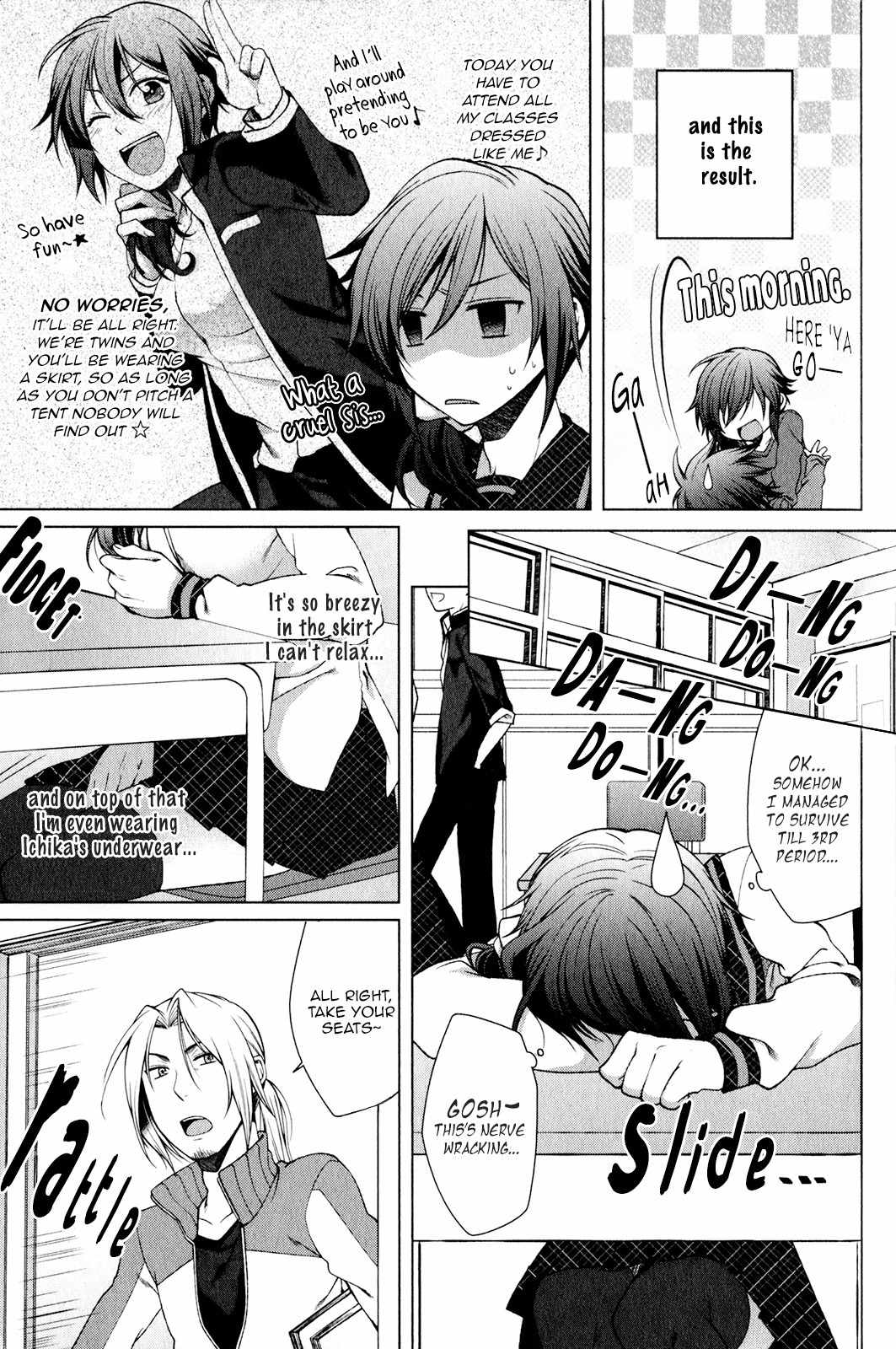 Fudanshi-kun no Honey Days Chapter 2 page 5 - Chapter 2: Obligatory cross-dressing for Gakuran boy