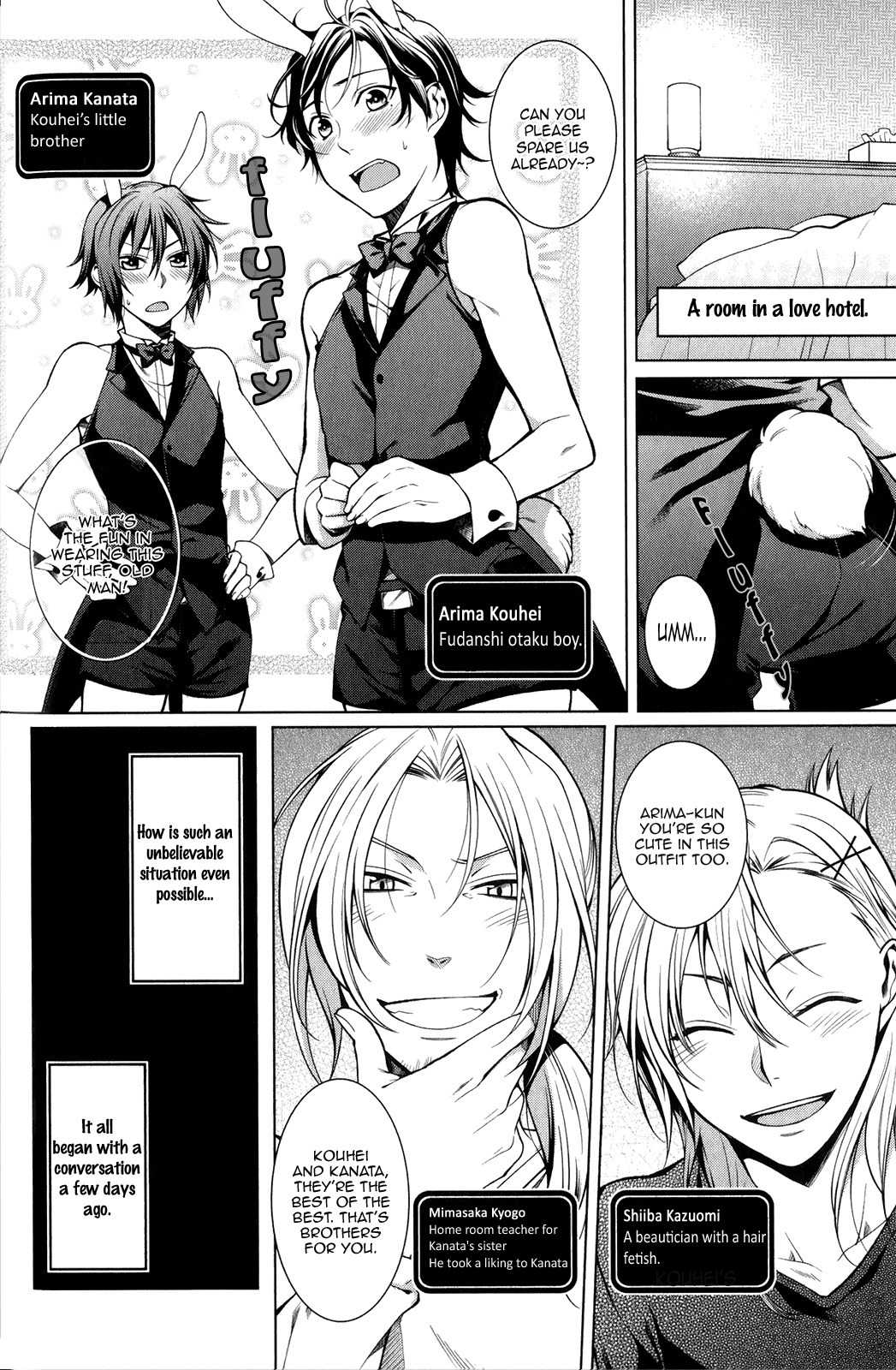 Fudanshi-kun no Honey Days Chapter 3 page 3 - Chapter 3: The brothers lickalicious playtime!