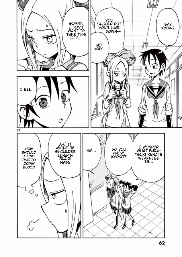 Fudatsuki no Kyoko-chan Chapter 13 page 22 - Chapter 13 : Fudatsuki Kenji's Weakness
