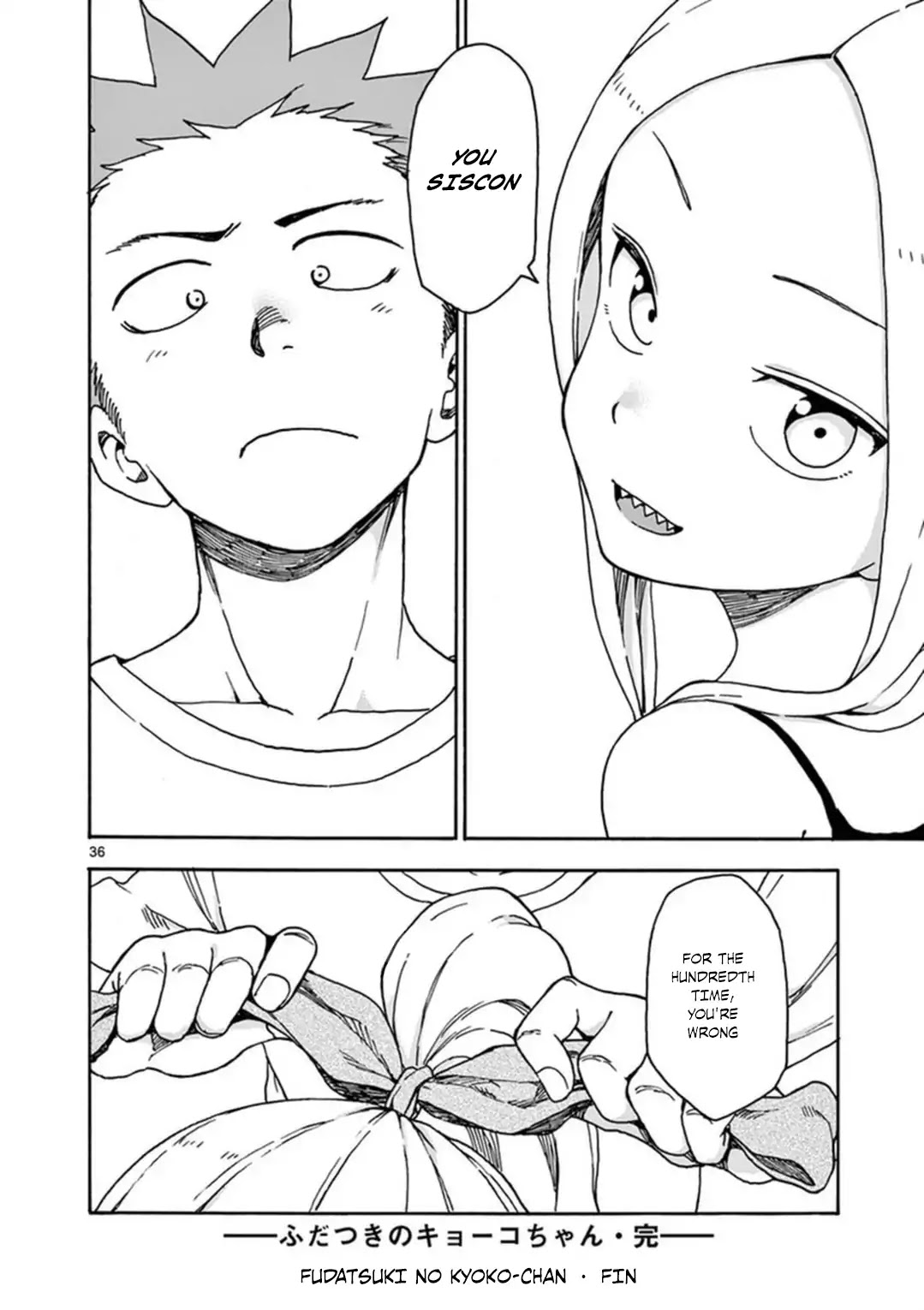 Fudatsuki no Kyoko-chan Chapter 37 page 37 - Chapter 37: A Sister's True Feelings