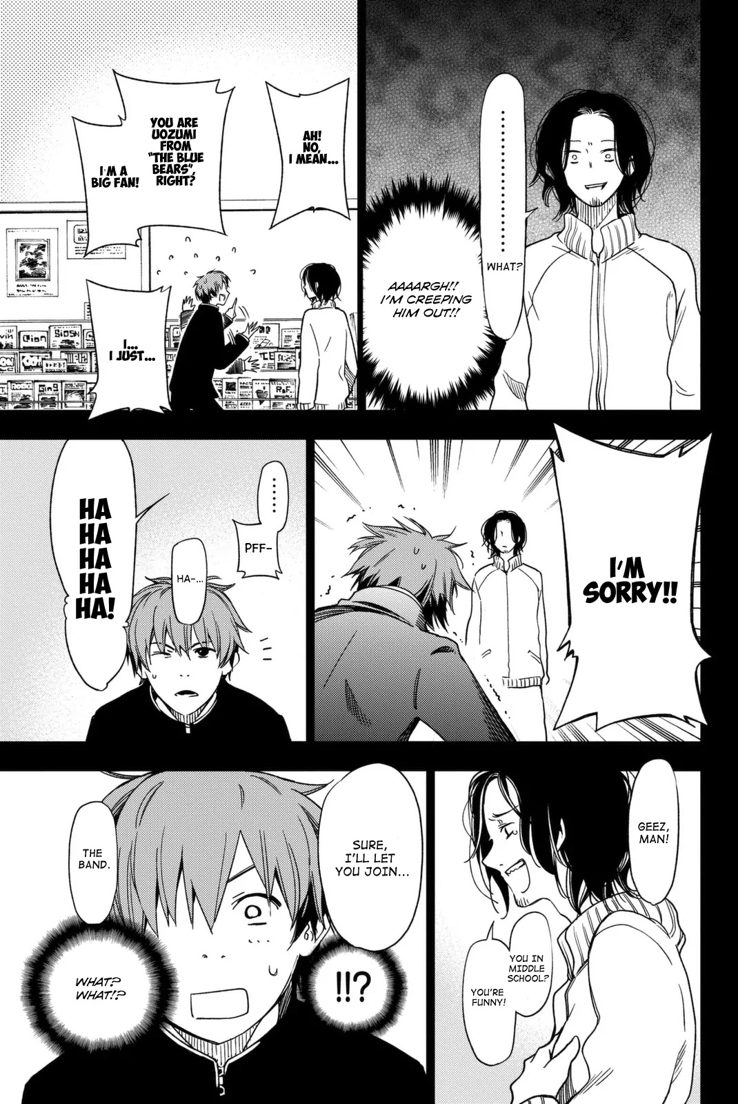 Fujicue!!!: Fuji Cue's Music Chapter 1 page 10 - Chapter 1: Fuji-cue and Hoshikawa