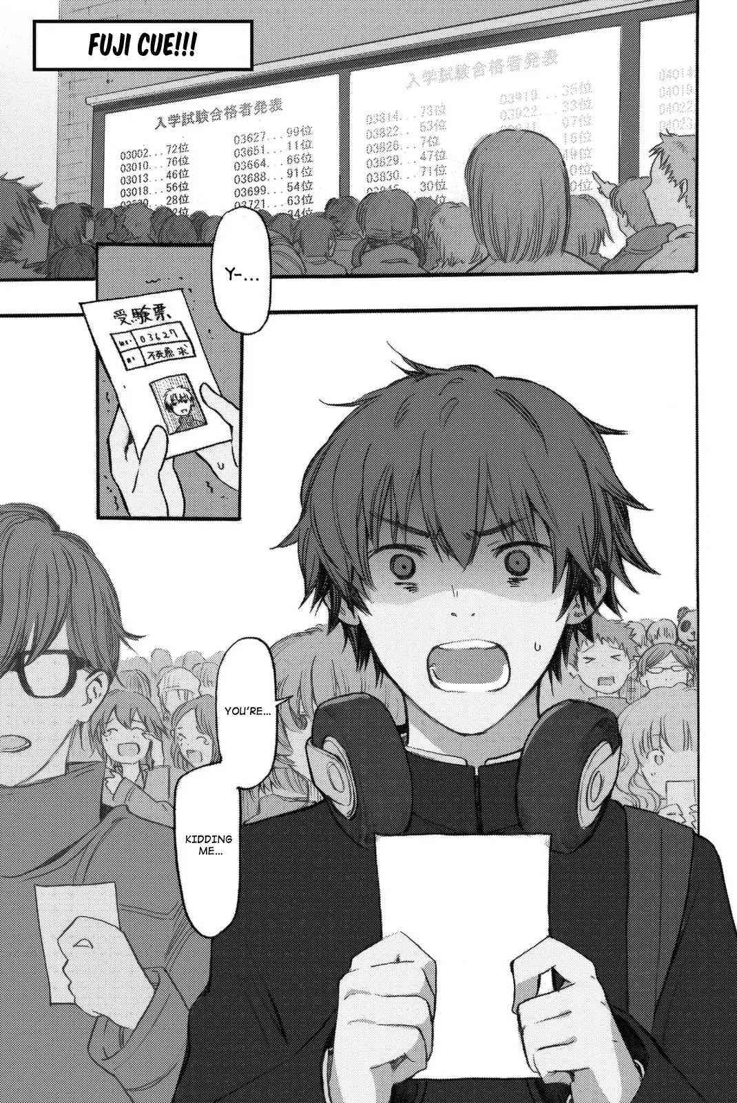 Fujicue!!!: Fuji Cue's Music Chapter 1 page 4 - Chapter 1: Fuji-cue and Hoshikawa