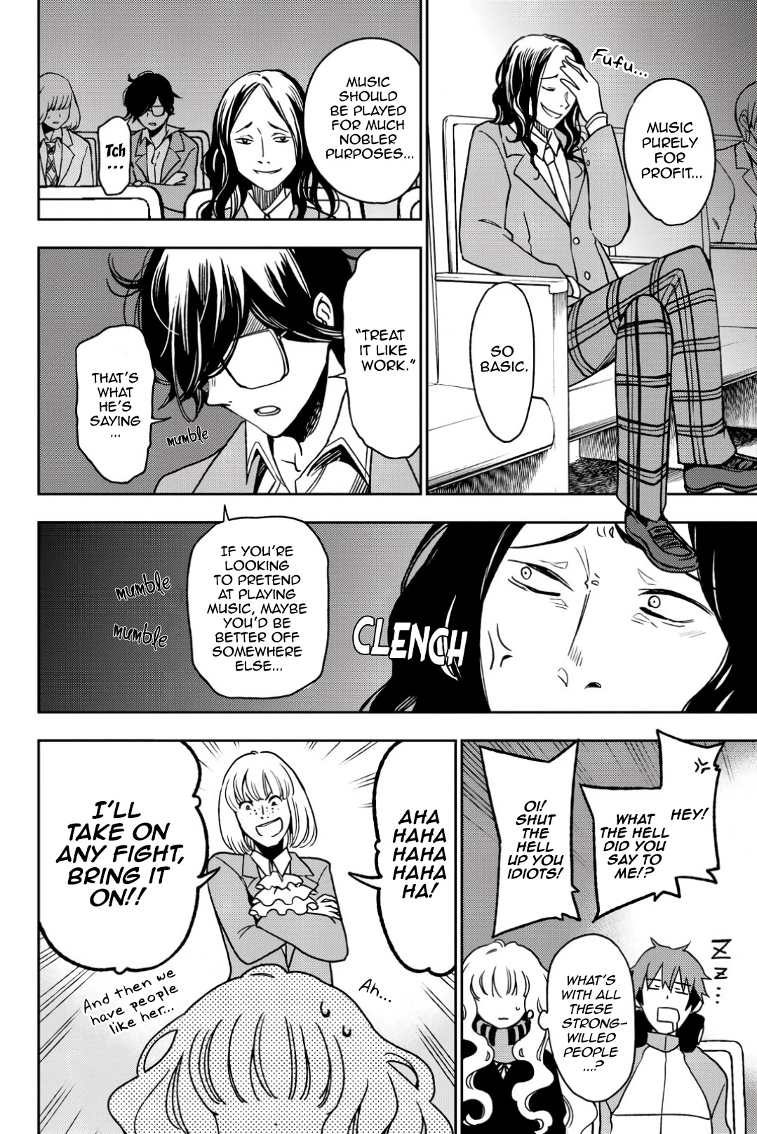 Fujicue!!!: Fuji Cue's Music Chapter 3 page 12 - Chapter 3: Fujicue and Orientation