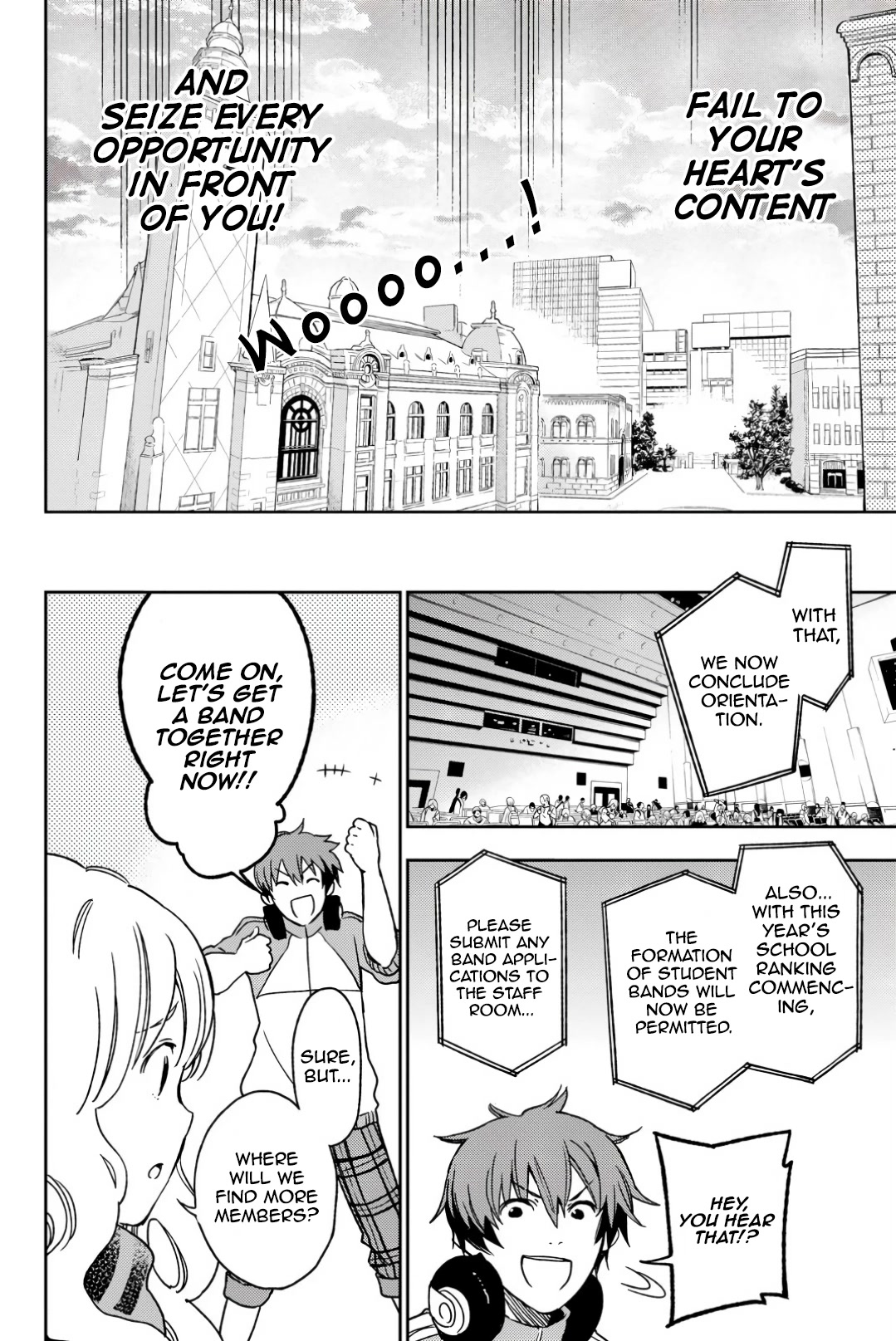 Fujicue!!!: Fuji Cue's Music Chapter 3 page 19 - Chapter 3: Fujicue and Orientation