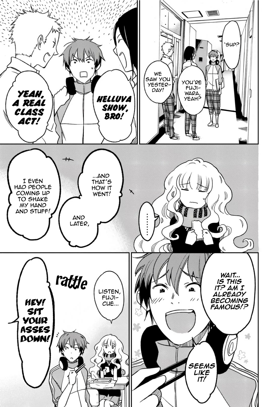 Fujicue!!!: Fuji Cue's Music Chapter 3 page 7 - Chapter 3: Fujicue and Orientation