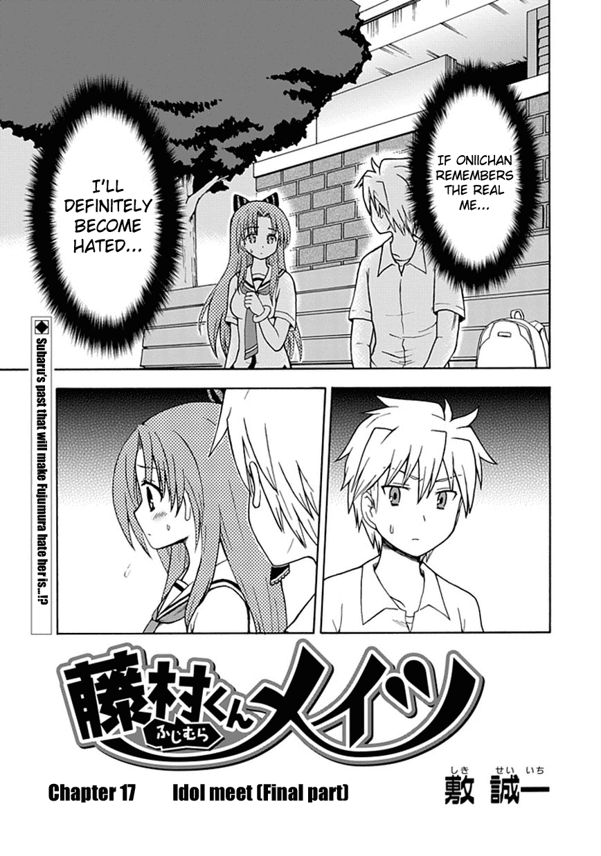 Fujimura-kun Meitsu Chapter 17 page 1 - Chapter 17: Idol Meet (Final Part)