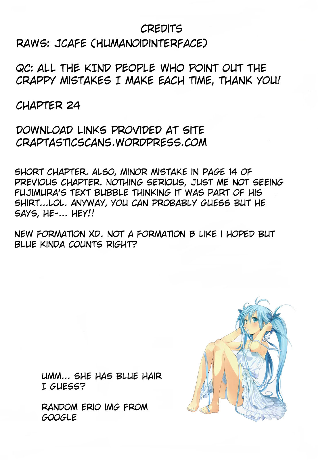 Fujimura-kun Meitsu Chapter 24 page 10 - Chapter 24: Glorious . Blue