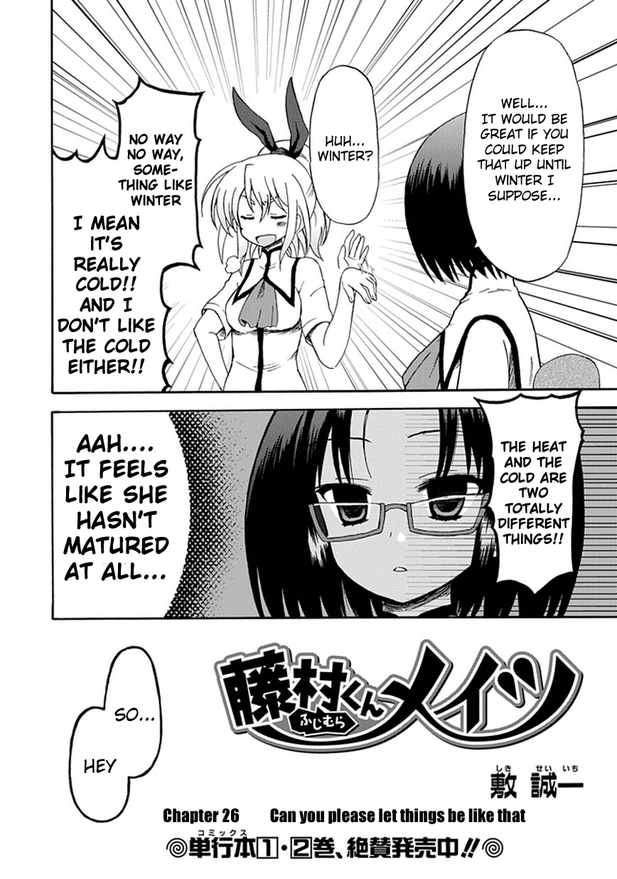 Fujimura-kun Meitsu Chapter 26 page 3 - Chapter 26: Can You Please Let Things Be Like That