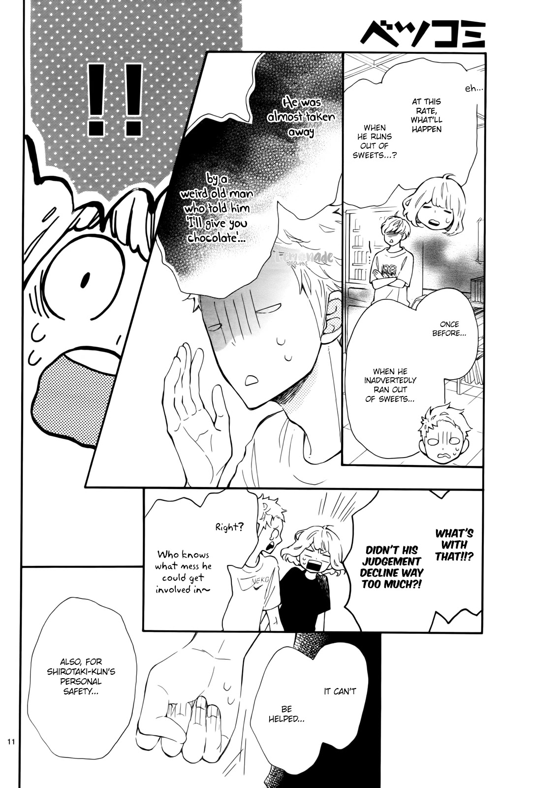 Fujiwara-kun wa Daitai Tadashii Chapter 10 page 11 - Chapter 10