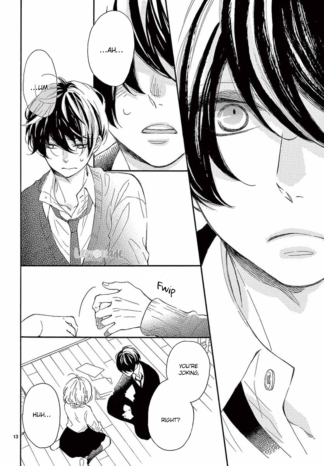 Fujiwara-kun wa Daitai Tadashii Chapter 17 page 13 - Chapter 17