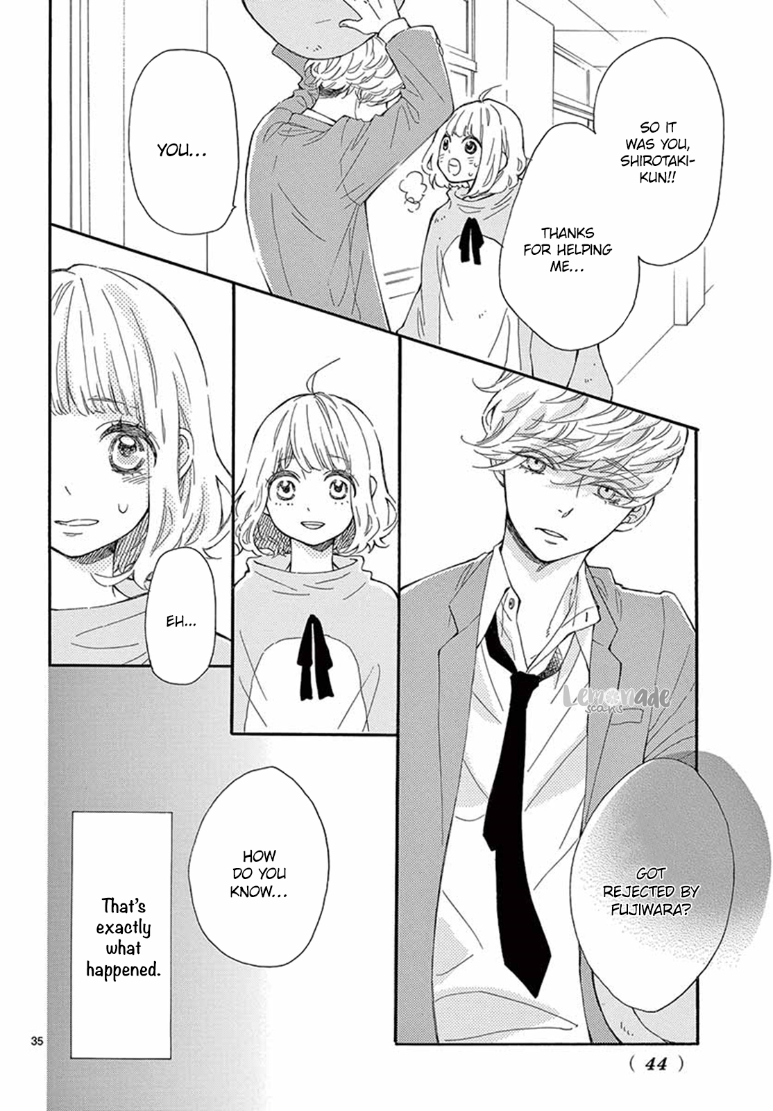 Fujiwara-kun wa Daitai Tadashii Chapter 17 page 35 - Chapter 17