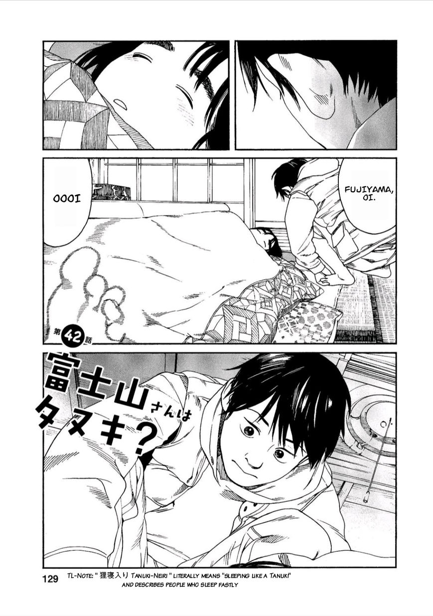 Fujiyama-san wa Shishunki Chapter 42 page 1 - Chapter 42 : Fujiyama-san is a Tanuki?!