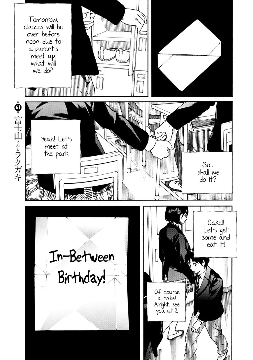 Fujiyama-san wa Shishunki Chapter 61 page 1 - Chapter 61 : Fujiyama-san and Scribbles