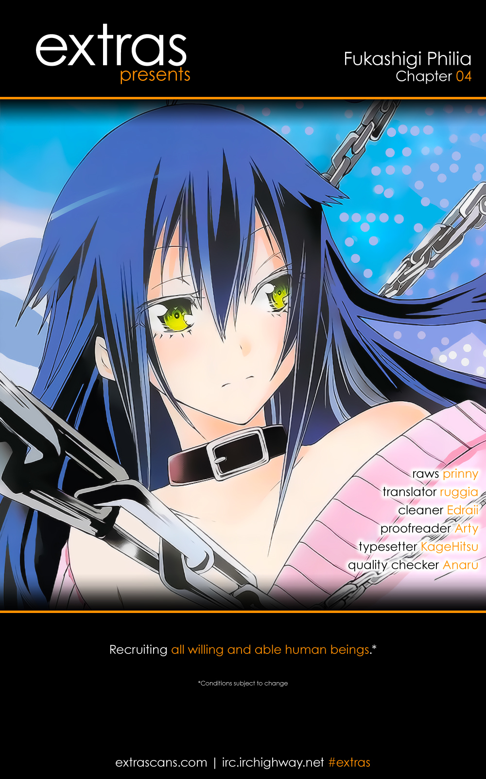 Fukashigi Philia Chapter 4 page 1 - Chapter 4: Evil Crusher