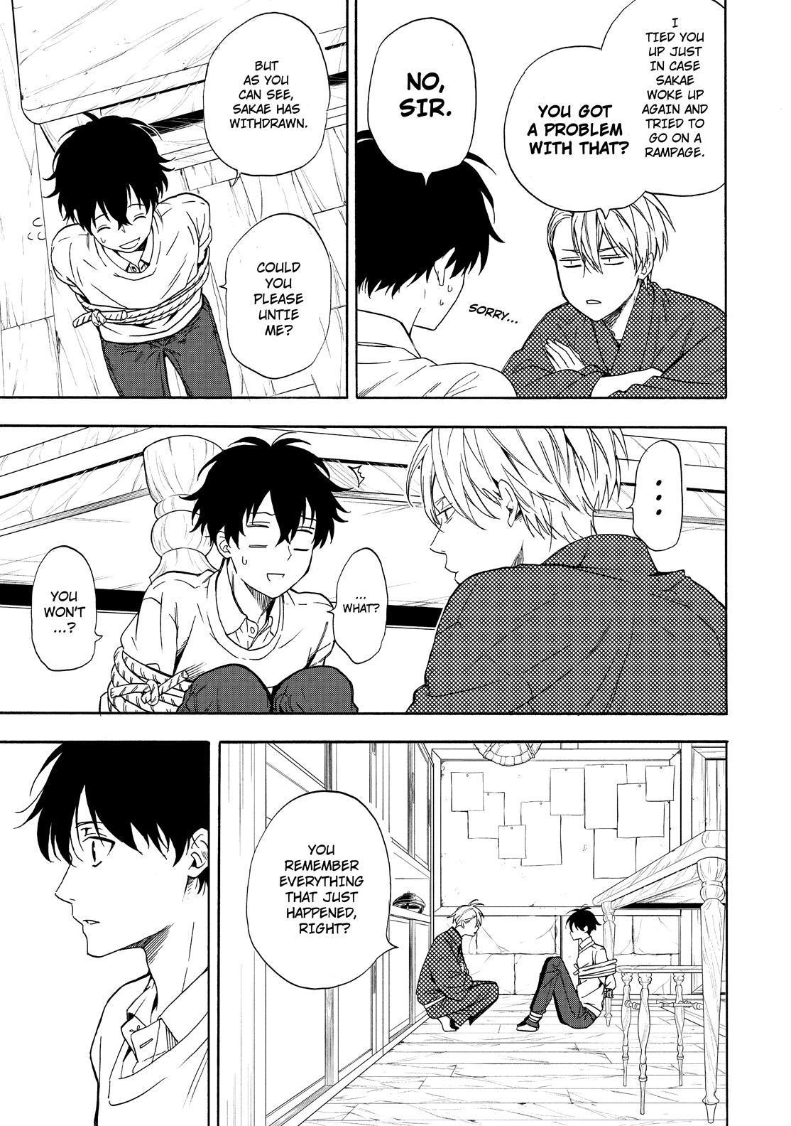 Fukigen na Mononokean Chapter 87 page 38 - Chapter 87