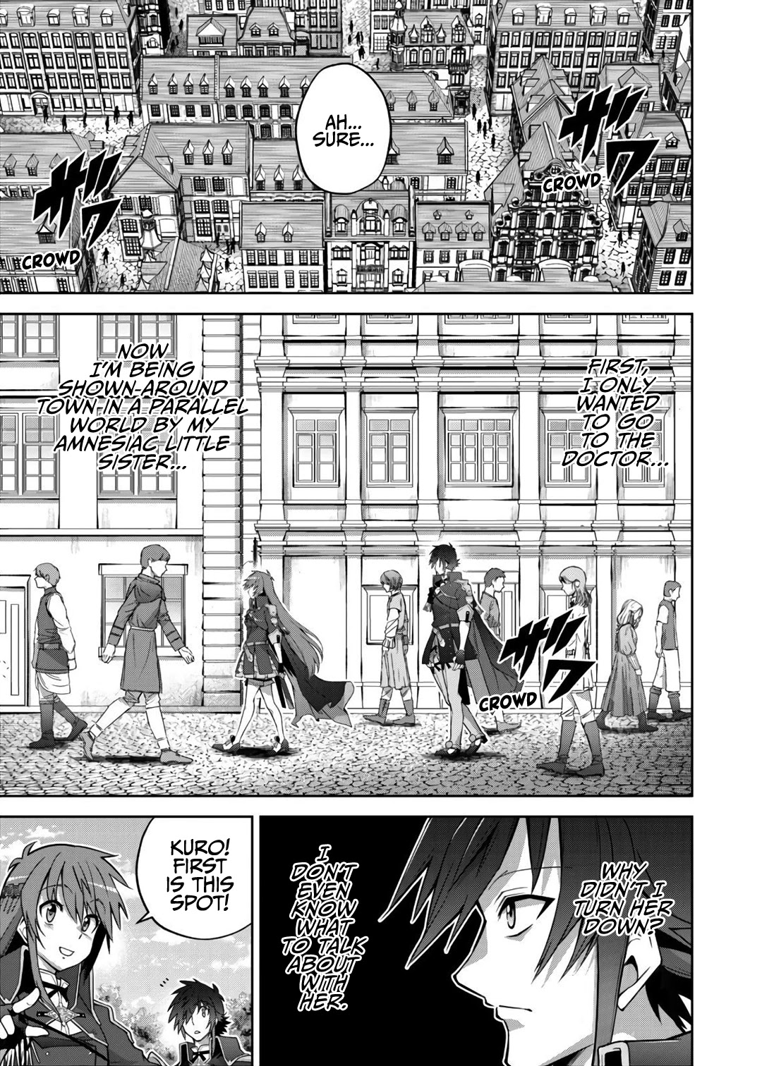 Fukushuu Kansuisha no Jinsei Nishuume Isekaitan Chapter 19 page 7 - Chapter 19: Hero, Determination
