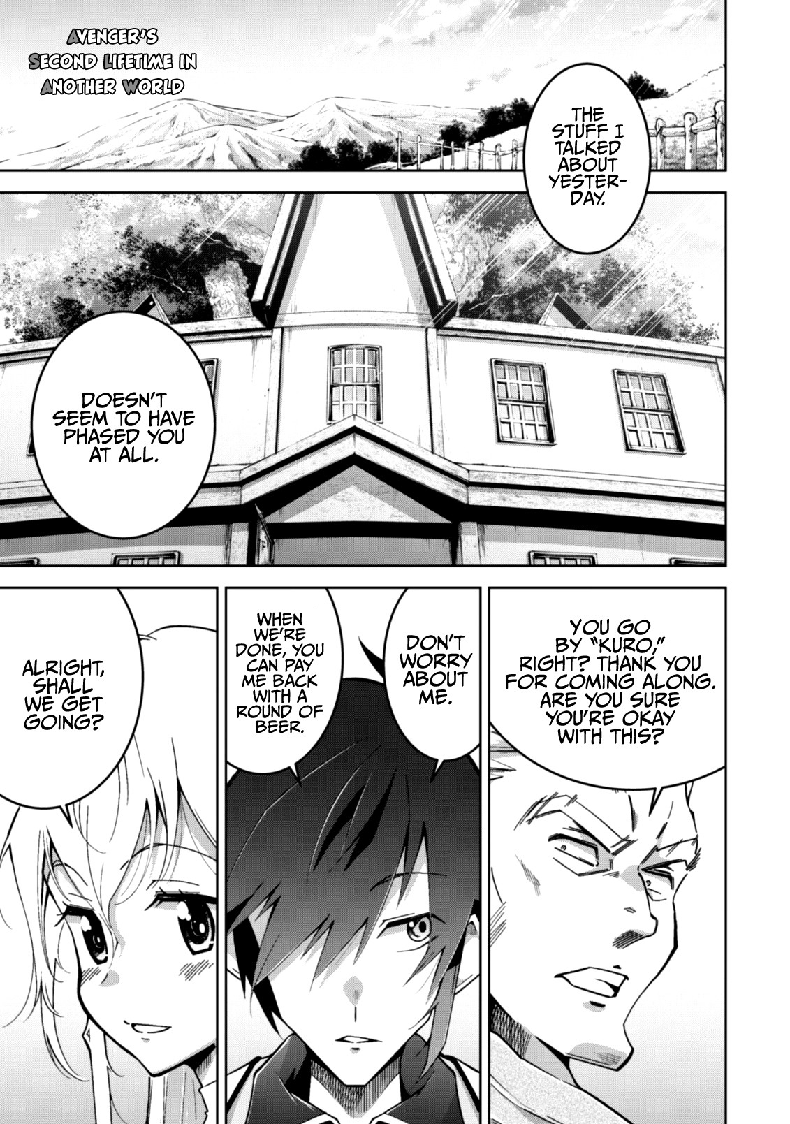 Fukushuu Kansuisha no Jinsei Nishuume Isekaitan Chapter 9 page 2 - Chapter 9: Becoming a Hero, Departure