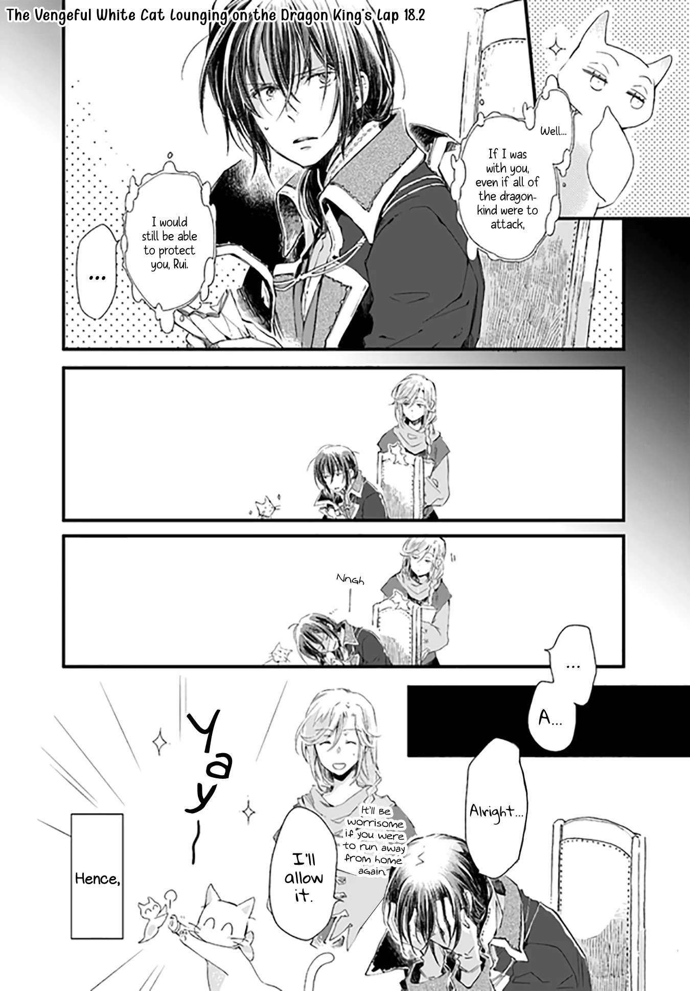 Fukushuu wo Chikatta Shironeko wa Ryuuou no Hiza no jou de Damin wo Musaboru Chapter 18.1 page 10 - Chapter 18.1 - 18.4