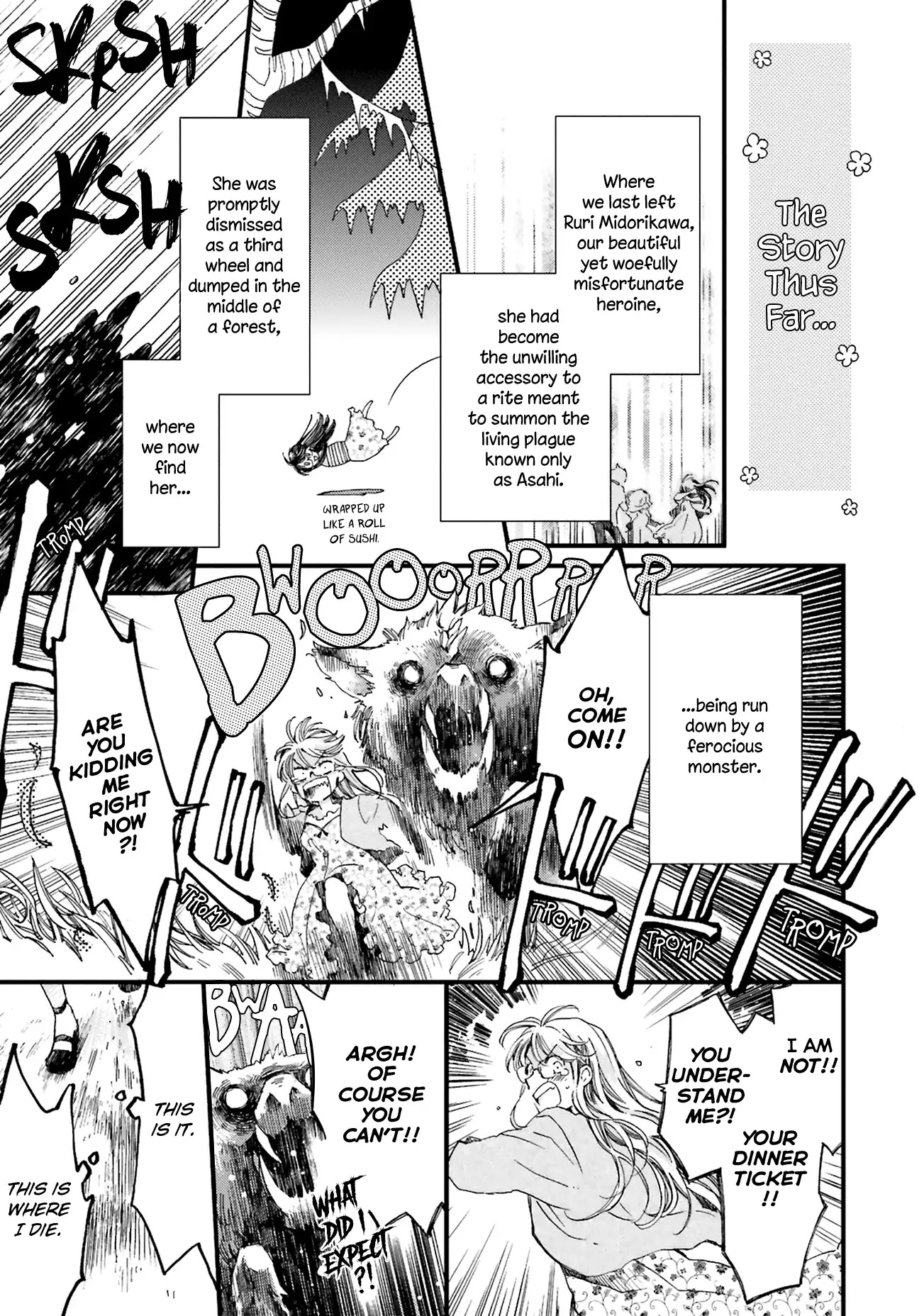 Fukushuu wo Chikatta Shironeko wa Ryuuou no Hiza no jou de Damin wo Musaboru Chapter 2 page 2 - Chapter 2: The Forest Witch and the Spirits