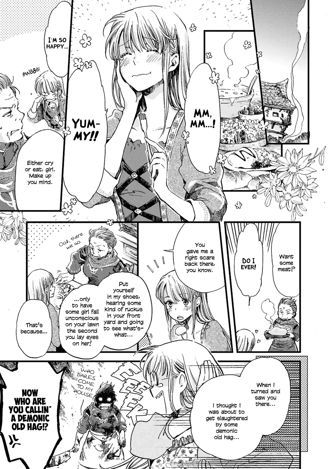 Fukushuu wo Chikatta Shironeko wa Ryuuou no Hiza no jou de Damin wo Musaboru Chapter 2 page 6 - Chapter 2: The Forest Witch and the Spirits