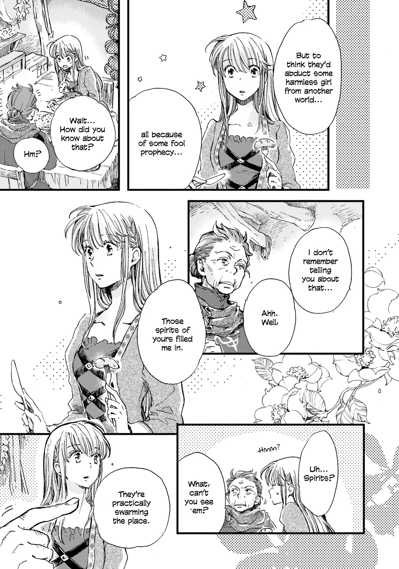 Fukushuu wo Chikatta Shironeko wa Ryuuou no Hiza no jou de Damin wo Musaboru Chapter 2 page 8 - Chapter 2: The Forest Witch and the Spirits