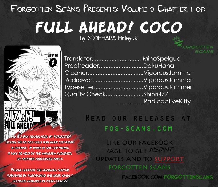 Full Ahead! Coco Chapter 0.1 page 1 - Chapter 0.1 : Tail & Nose: The Goddess of the Northern Town