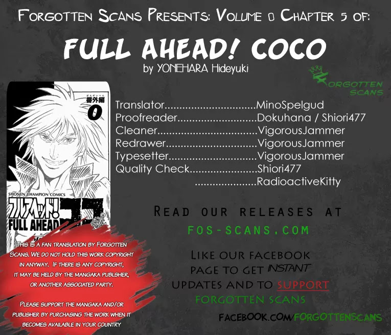 Full Ahead! Coco Chapter 71.5 page 1 - Chapter 71.5: Dead: The Treasure of the Grim Reaper