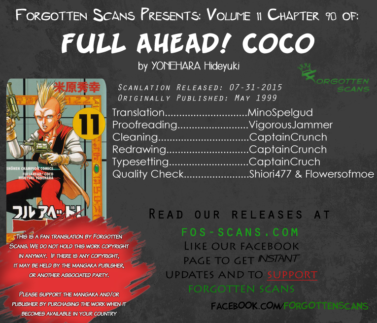 Full Ahead! Coco Chapter 90.2 page 1 - Chapter 90 v2 : Destruction