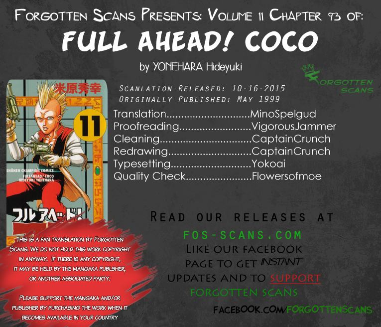 Full Ahead! Coco Chapter 93 page 1 - Chapter 93 : Killer Instinct