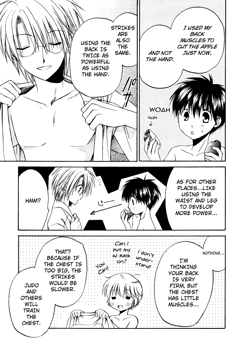 Full Contact Chapter 25 page 22 - Chapter 25: Karate course of good coming(?) "Release of muscle"