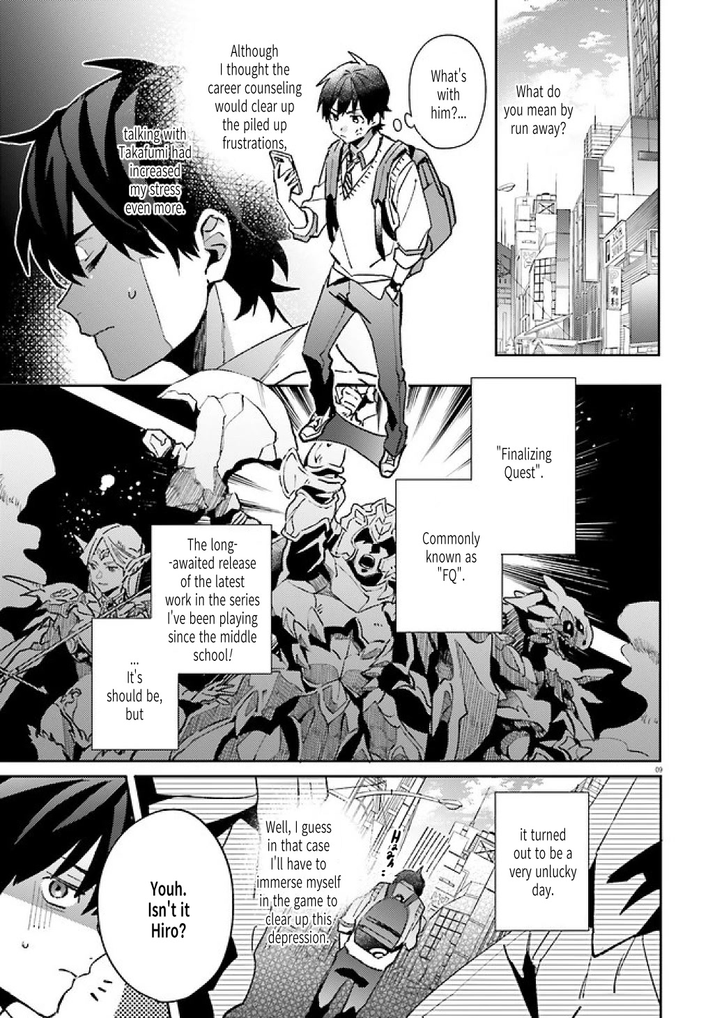 Full Dive: This Ultimate Next-Gen Full Dive RPG Is Even Shittier than Real Life! Chapter 1 page 10 - Chapter 1: Kiwame Quest
