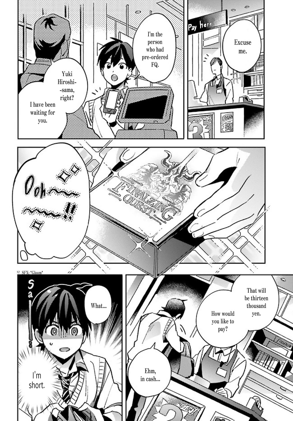 Full Dive: This Ultimate Next-Gen Full Dive RPG Is Even Shittier than Real Life! Chapter 1 page 12 - Chapter 1: Kiwame Quest